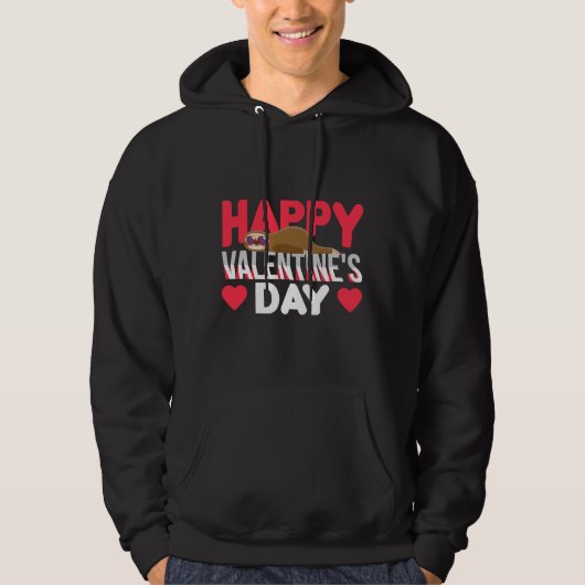 Funny Basloth Nap Sloth Lazy Slaping Hoodie (Voorkant)