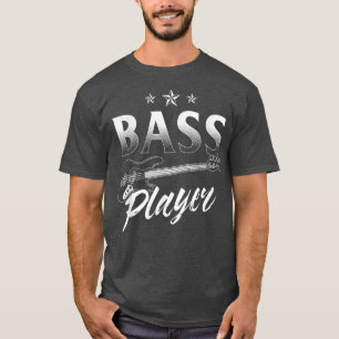 Funny Bass Guitar Lover Graphic Women and Mannen B T-shirt