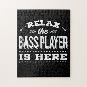 Funny Bass Guitar Relax Player is hier Legpuzzel