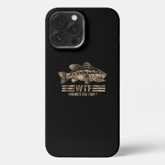 Funny Bass Vist Camo Waar is de vis? iPhone 13 Pro Max Hoesje
