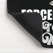 Funny Bass Vist Citaat werk sport vis Muismat (Hoek)