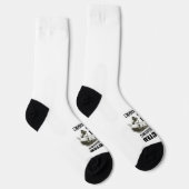 Funny Bass Vist Citaat werk sport vis Sokken (Rechts)