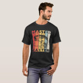 Funny Bass Vist Gift - Master Baiter T-shirt (Voorkant volledig)