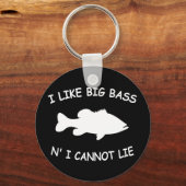 Funny Bass Vist Sleutelhanger (Voorkant)