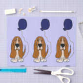Funny Basset Hound Birthday Tissue Paper Tissuepapier (Craft)