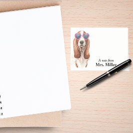 Funny Basset Hound - Gepersonaliseerd Post-it® Notes