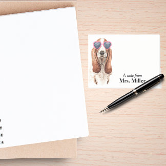 Funny Basset Hound - Gepersonaliseerd Post-it® Notes