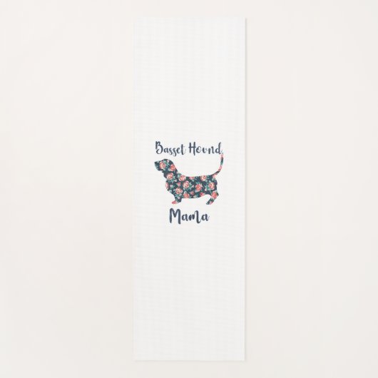 Funny Basset Hound Gifts Basset Hound Mom Shirt vo Yogamat (Voorkant)