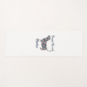 Funny Basset Hound Gifts Basset Hound Mom Shirt vo Yogamat (Voorkant (horizontaal))