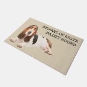 Funny Basset Hound Hondenras Deurmat (Schuin)