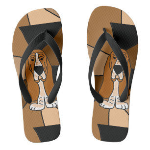 Funny Basset Hound Puppy Dog Teenslippers