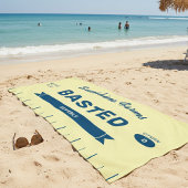 Funny BASTED Butter Stick Personalized Yellow Strandlaken