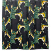 Funny Bat Shower Curtain Douchegordijn (Voorkant)