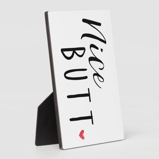 Funny Bathroom Decor Sign - Nice Butt - Half Bath Fotoplaat (Zijkant)