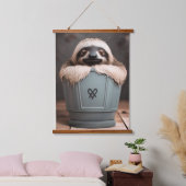 Funny Bathroom Decor Wall Art Sleuf Hangend Wandkleed (Slaapkamer)