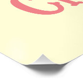 Funny Bathroom Humor Hallo Sweet Cheeks Perfect Poster (Hoek)