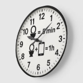 Funny bathroom phone time joke toilet humor grote klok (Hoek)