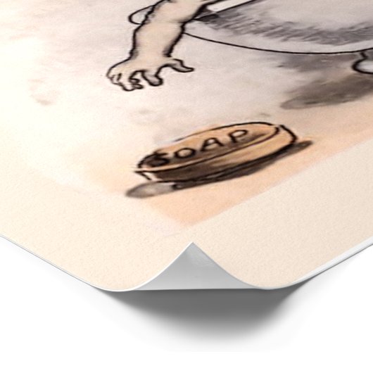 Funny Bathroom Poster (Hoek)