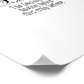 Funny Bathroom Toilet Deja Poo Quote Text Poster (Hoek)