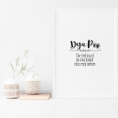 Funny Bathroom Toilet Deja Poo Quote Text Poster