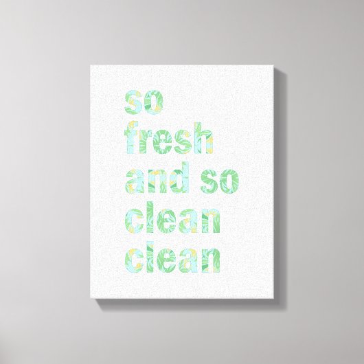 Funny Bathroom Wall Art drukt zo vers en schoon af Canvas Afdruk (Voorkant)