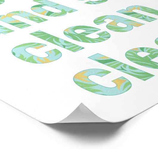 Funny Bathroom Wall Art drukt zo vers en schoon af Poster (Hoek)