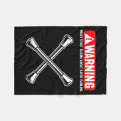 Funny Baton Twirling  Fleece Deken (Voorkant (Horizontaal))