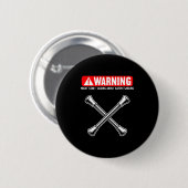 Funny Baton Twirling Ronde Button 5,7 Cm (Voorkant /achterkant)