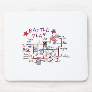 Funny Battle Plan Kerstmis Kinder Hand Dawn Al Muismat