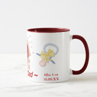 Funny Bawling Baby voor New Dad - Customize Mok