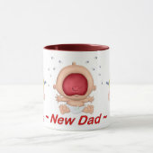 Funny Bawling Baby voor New Dad - Customize Mok (Midden)