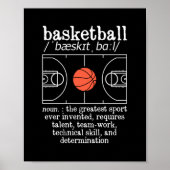 Funny Bball Player Greatest Sport in Basketball Poster (Voorkant)