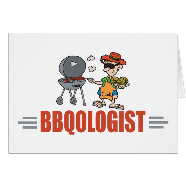 Funny BBQ (Voorkant Horizontaal)