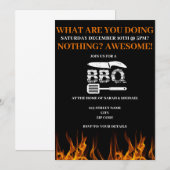 Funny BBQ Backyard Party Kaart (Voorkant / Achterkant)