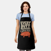 Funny BBQ Chef Every Butt Deserves A Good Rub      Schort (Gedragen)