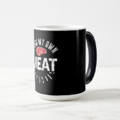 Funny BBQ Chef Joke Gift Rub Mijn eigen vlees Magische Mok (Voorkant rechts)