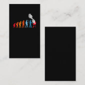 Funny BBQ Evolution Barbecue Grill Meat Grilling Visitekaartje (Voorkant / Achterkant)