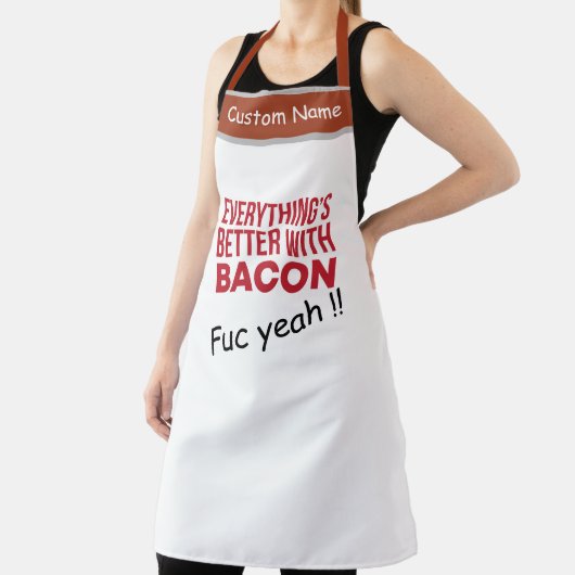 Funny BBQ Grill | Alles is beter met Bacon Schort (Insitu)