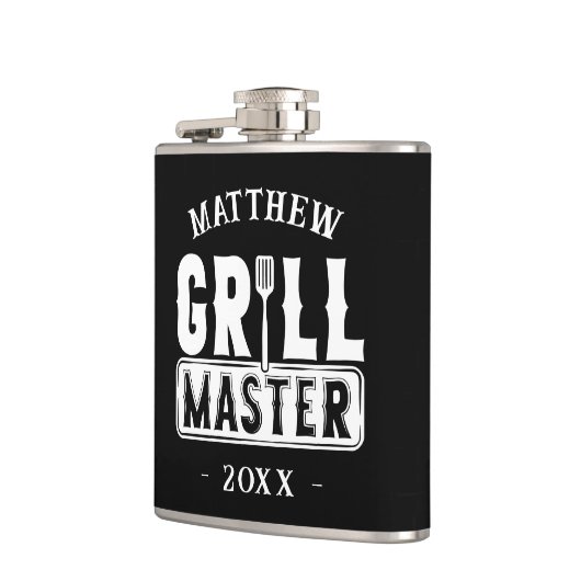 Funny BBQ Grill Master Personalized Barbecue King Heupfles (Links)