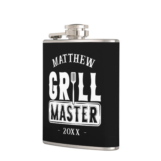 Funny BBQ Grill Master Personalized Barbecue King Heupfles (Links)