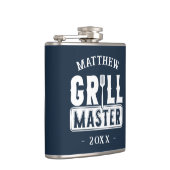 Funny BBQ Grill Master Personalized Barbecue King Heupfles (Rechts)
