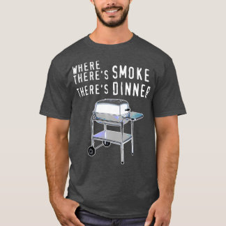 Funny BBQ Grilling PK Grill Smoker Barbecue T-shirt