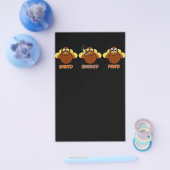 Funny BBQ heeft gerookt gevroren Turkije Flyer (Enkel)