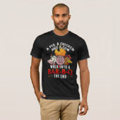 Funny BBQ Joke Pig Chicken Cow Barbecue Humor T-shirt (Voorkant volledig)