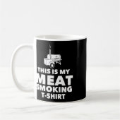 Funny Bbq Meat Smoking Design Koffiemok (Links)