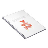 Funny Bbq Party Smoker Chef Costume dat ik zou rok Notitieboek (Rechterzijde)