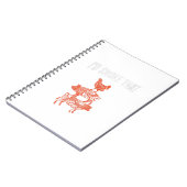 Funny Bbq Party Smoker Chef Costume dat ik zou rok Notitieboek (Linkerzijde)