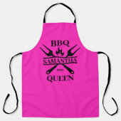Funny BBQ Personalized Barbecue Queen Schort (Voorkant)