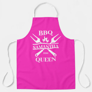 Funny BBQ Personalized Barbecue Queen Schort