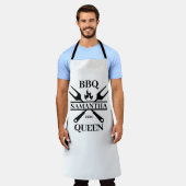 Funny BBQ Personalized Barbecue Queen Schort (Gedragen)